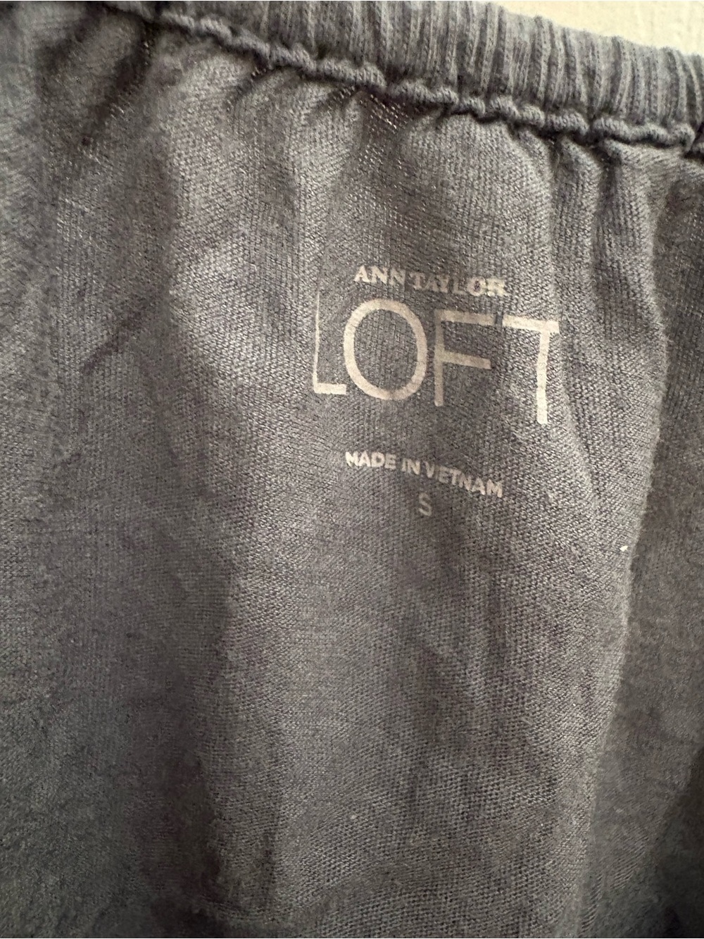 LOFT Charcoal Sleeveless Button-Front Camisole - Picture 4 of 4
